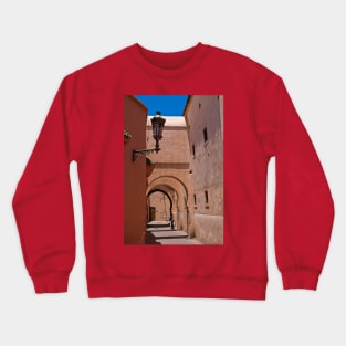 Morocco. Marrakech. Medina. Crewneck Sweatshirt